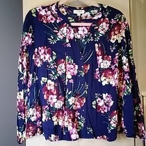 Umgee Floral Top Sz S/M